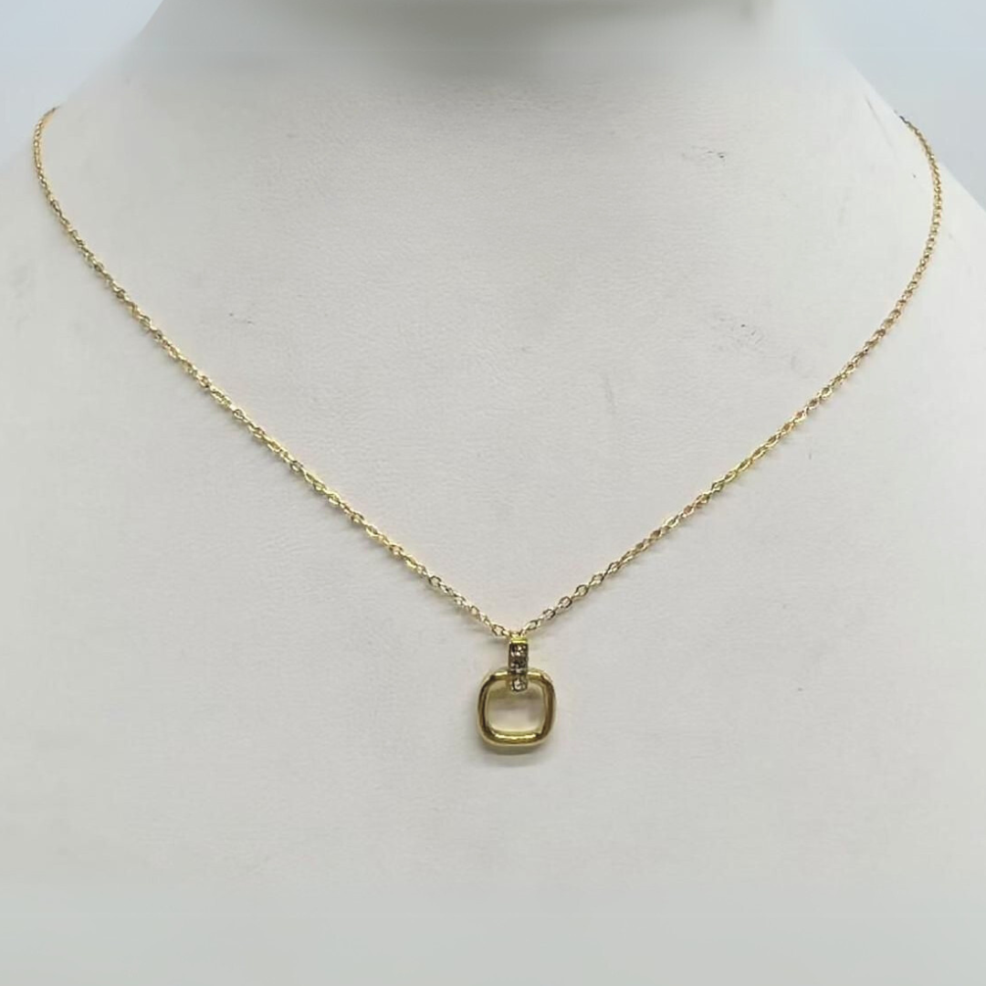 COLLAR CON COLGANTE CUADRADO - CITY GIRL