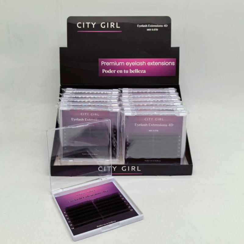 PESTAÑAS TECNOLÓGICAS 4D 0.07 MIX - CITY GIRL