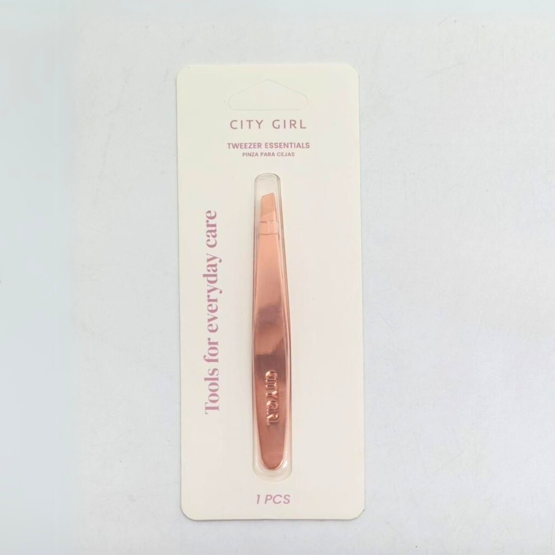 PINZA DE DEPILAR COLOR BRONCE - CITY GIRL