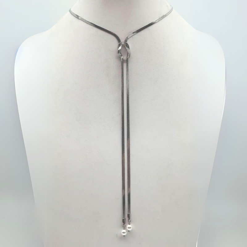COLLAR COLGANTE NUDO - CITY GIRL