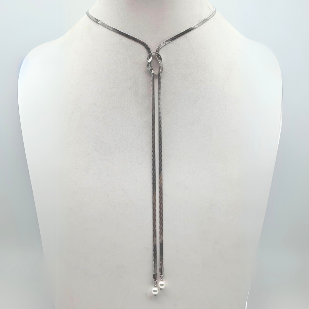 COLLAR COLGANTE NUDO - CITY GIRL