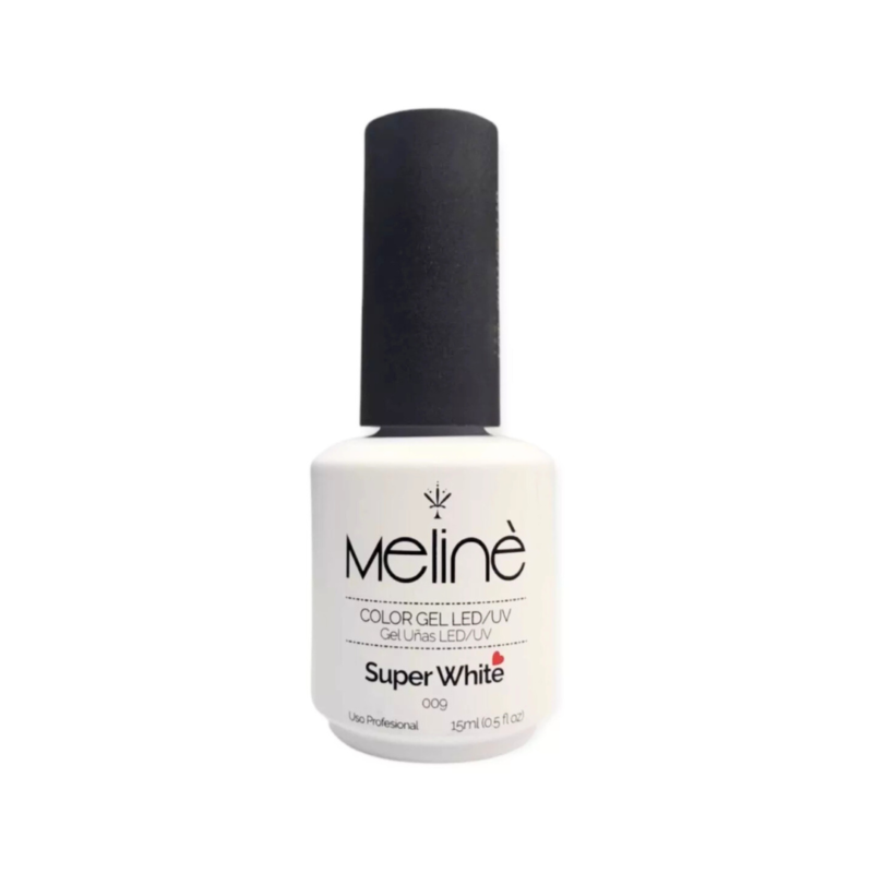 ESMALTE MELINÉ TONO #009 SUPER WHITE