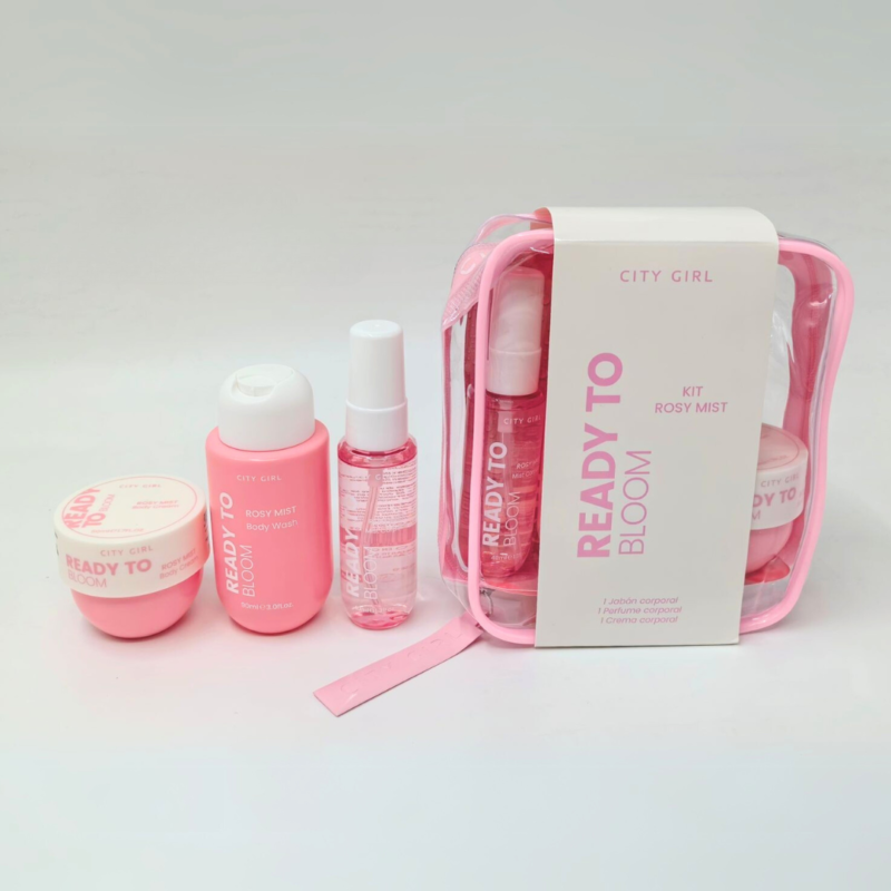 SET JABON DE DUCHA + CREMA Y PERFUME CORPORAL - CITY GIRL