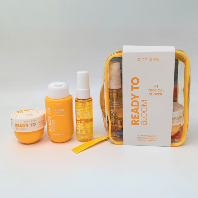 SET JABON DE DUCHA + CREMA Y PERFUME CORPORAL - CITY GIRL