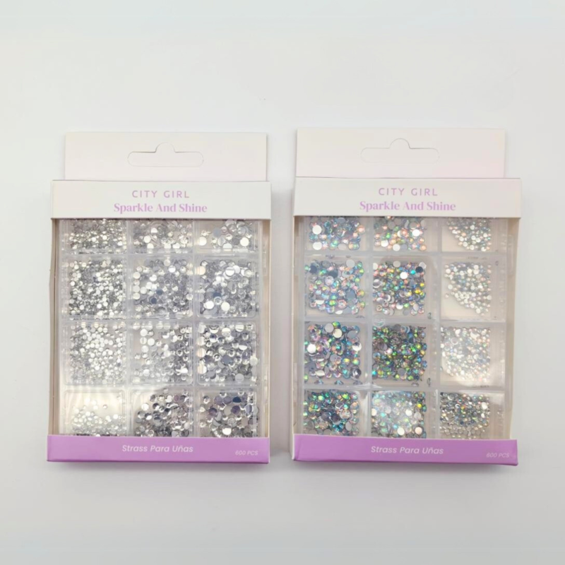 STRASS TORNASOLADOS O PLATEADOS - CITY GIRL