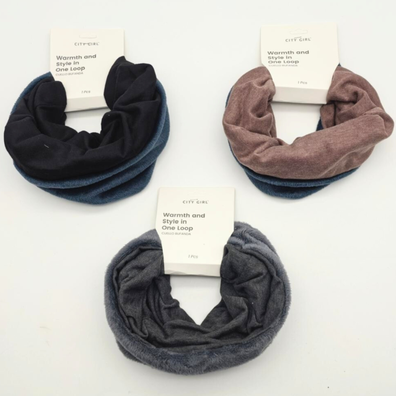 CUELLO PELUDITO REVERSIBLE - CITY GIRL
