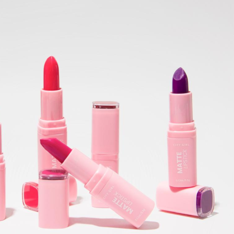 LABIAL EN BARRA MATTE - CAJA CERRADA 24u - CITY GIRL