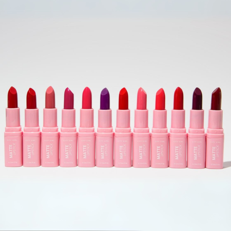 LABIAL EN BARRA MATTE - CAJA CERRADA 24u - CITY GIRL - Imagen 3