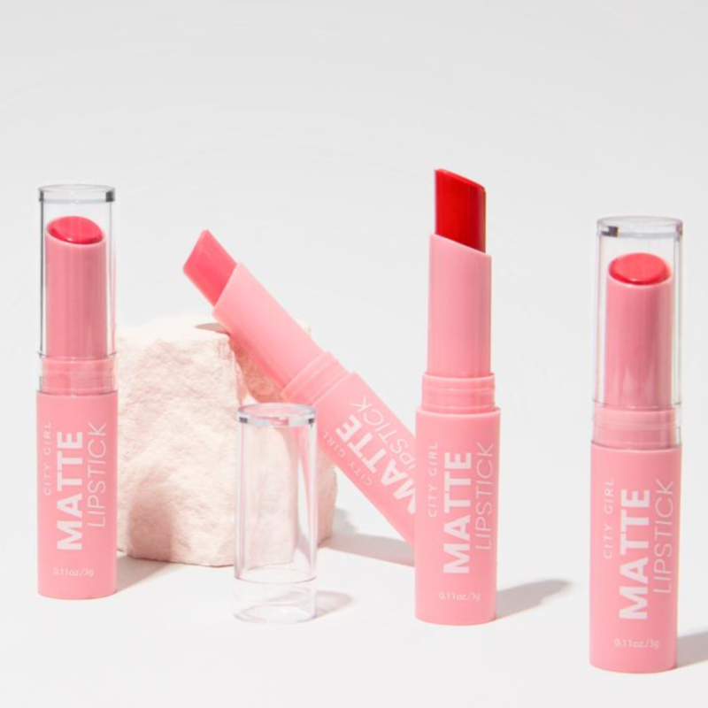 LABIAL EN BARRA MATTE - CAJA CERRADA 24u – CITY GIRL