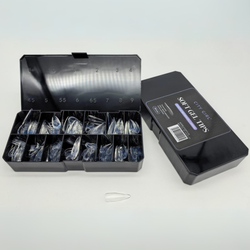 NUEVOS TIPS SOFTGEL STILETTO NATURALES - CITY GIRL