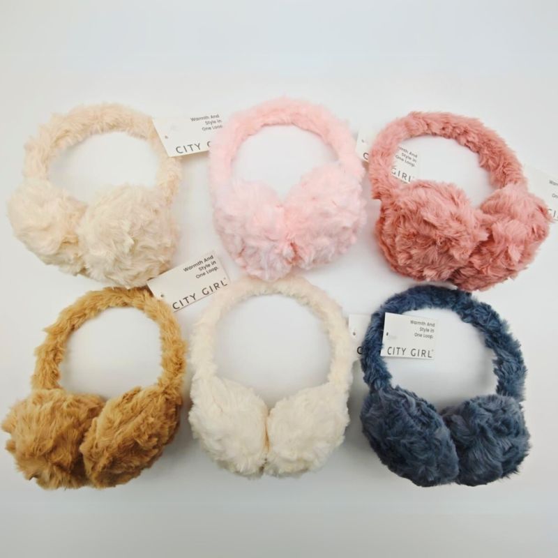 OREJERAS PELUCHE - CITY GIRL