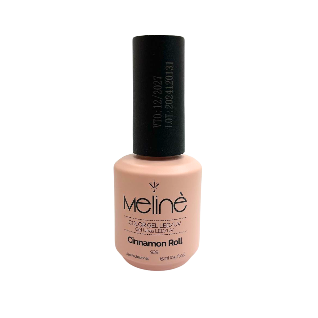 ESMALTE MELINÉ TONO #939 CINNAMON ROLL - ROSA TRANSLÚCIDO