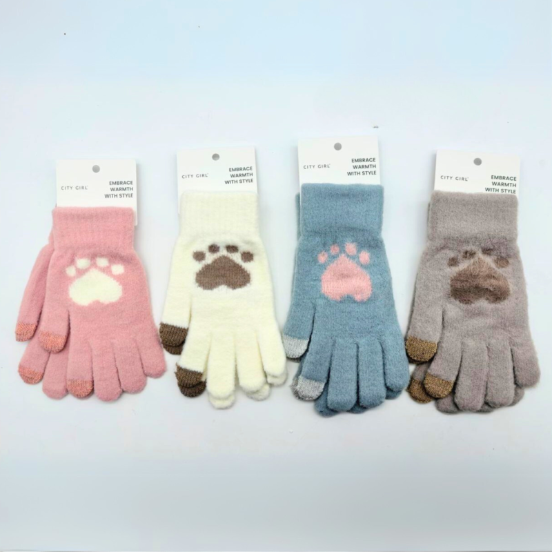 GUANTES HUELLITA PAQUETE 12 PARES - CITY GIRL