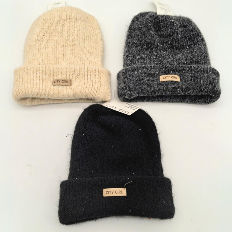 GORRO LANA - PAQUETE 12u - CITY GIRL