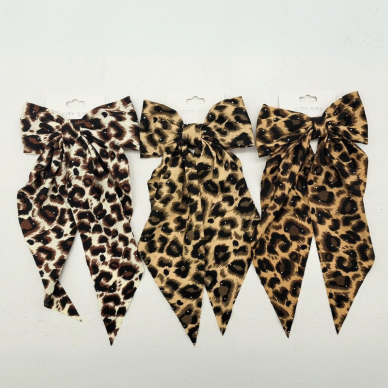 HEBILLA MOÑO ANIMAL PRINT - CITY GIRL
