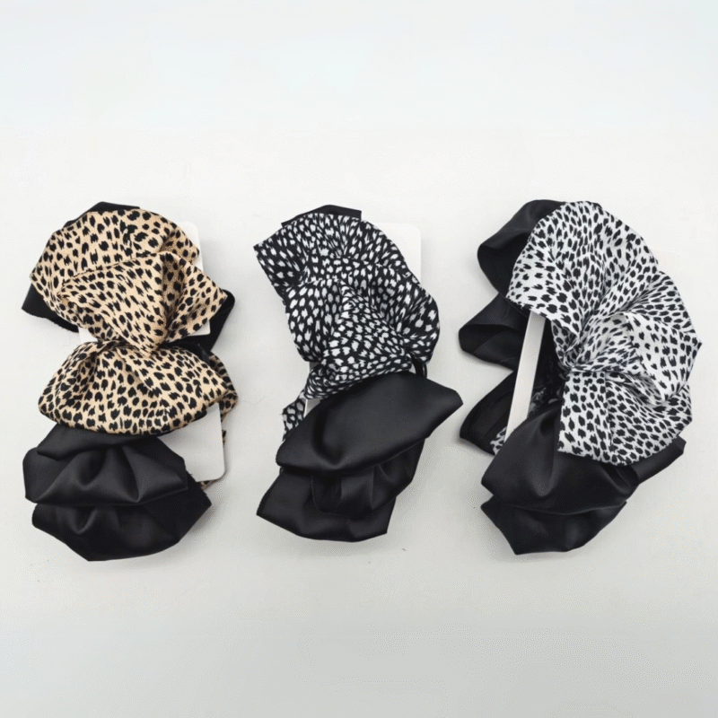 BROCHE CON SCRUNCHIE ANIMAL PRINT – CITY GIRL