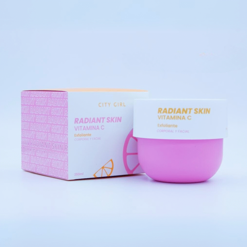 EXFOLIANTE CORPORAL Y FACIAL CON VITAMINA C - CITY GIRL