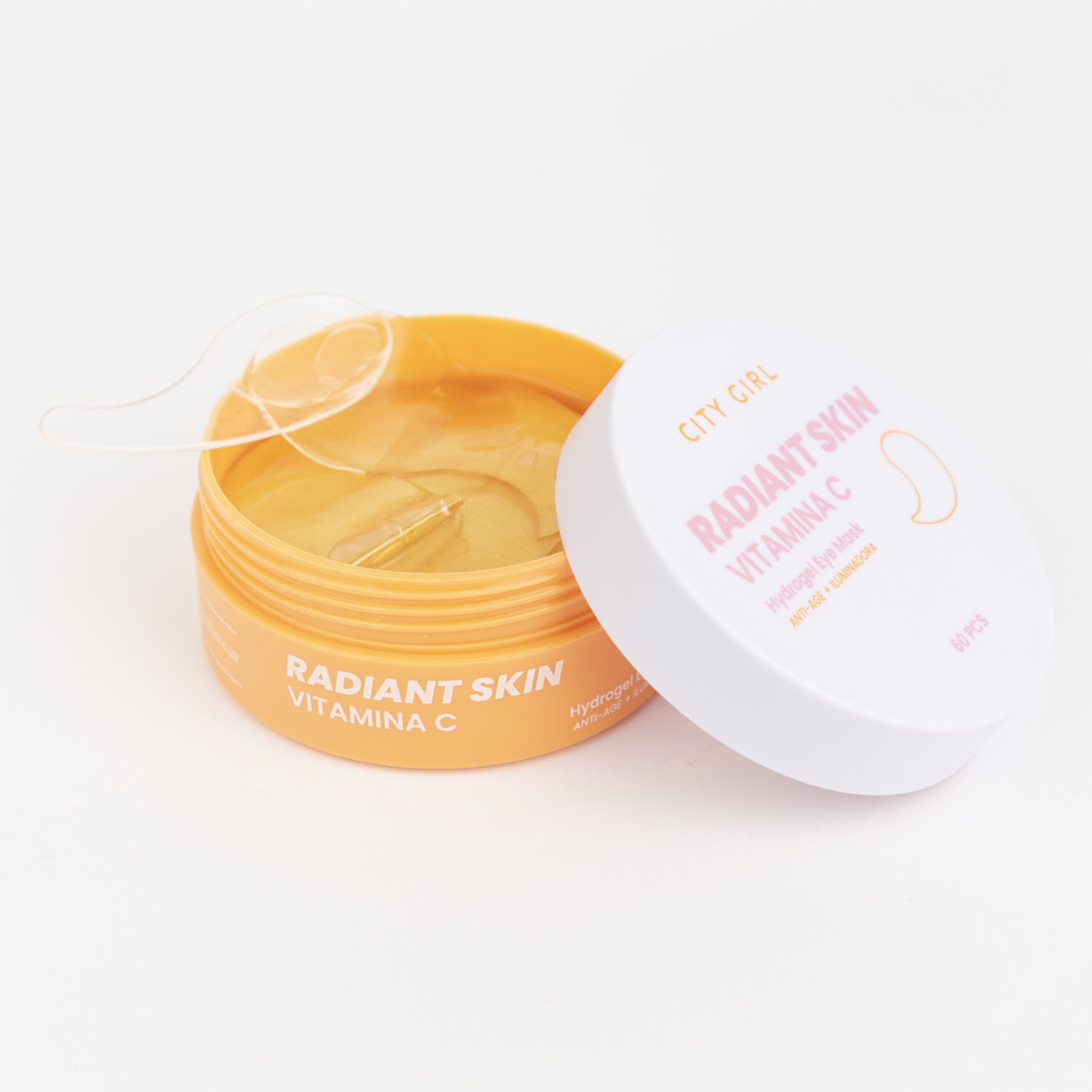 MASCARILLAS PARA OJOS CON VITAMINA C  60PCS - CITY GIRL