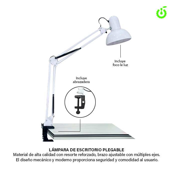 LÁMPARA DE MESA PLEGABLE - CHERIMOYA