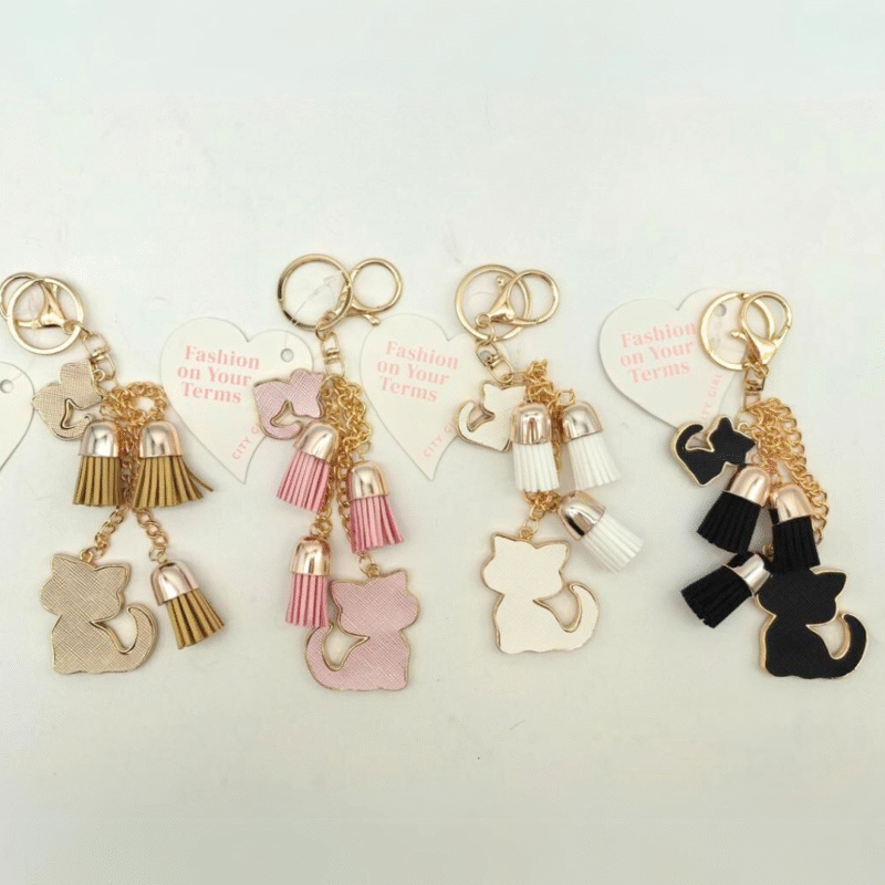 LLAVEROS CHARMS GATITO – PAQUETE 12u