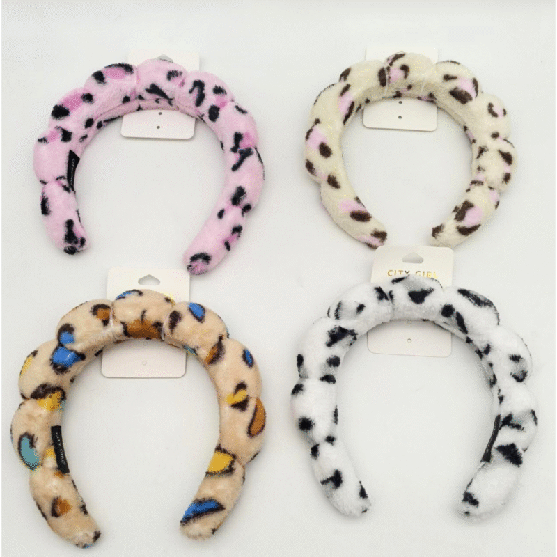 VINCHA PARA SKINCARE ANIMAL PRINT - CITY GIRL