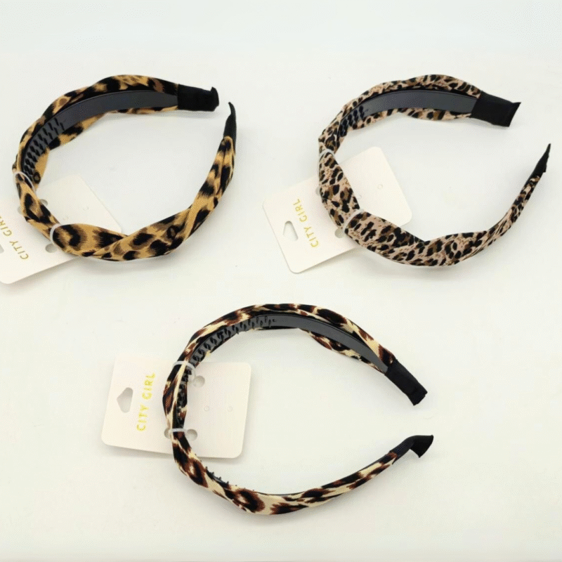 VINCHA ANIMAL PRINT TRENZADA - CITY GIRL