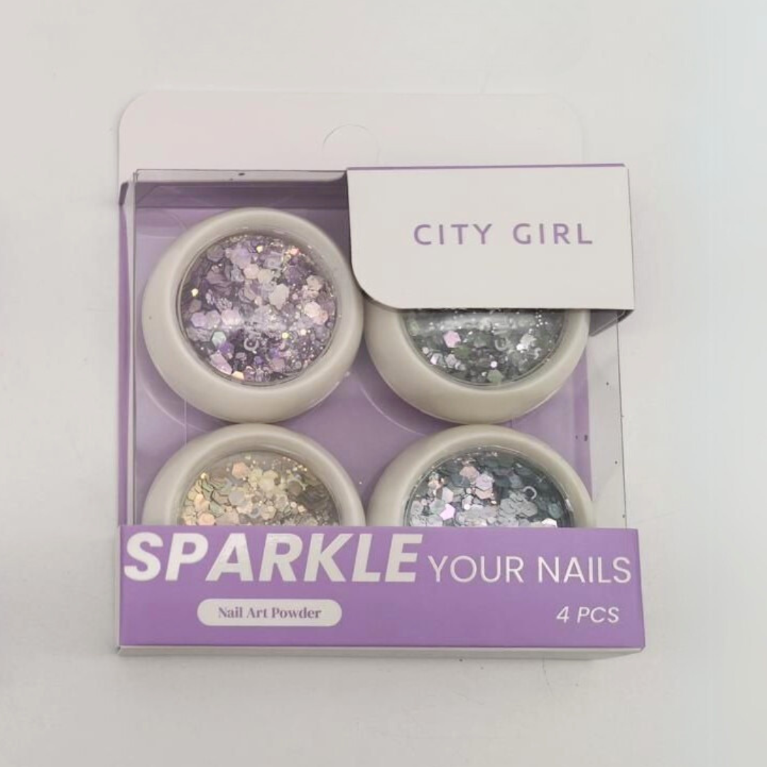 DECO PARA ENCAPSULAR x4 PCS - CITY GIRL