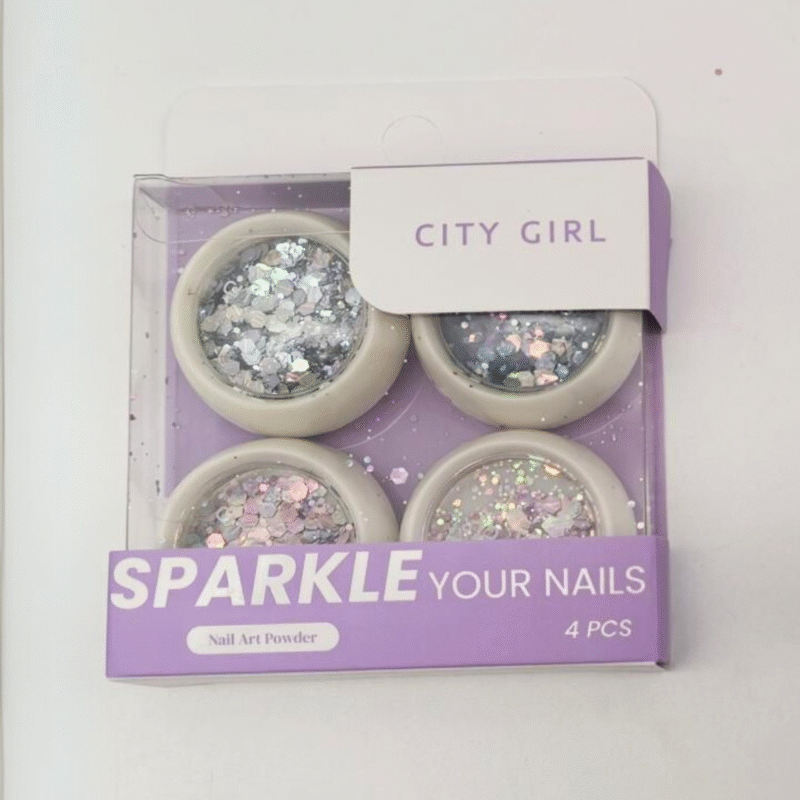 DECO PARA ENCAPSULAR x4 PCS - CITY GIRL - Imagen 2