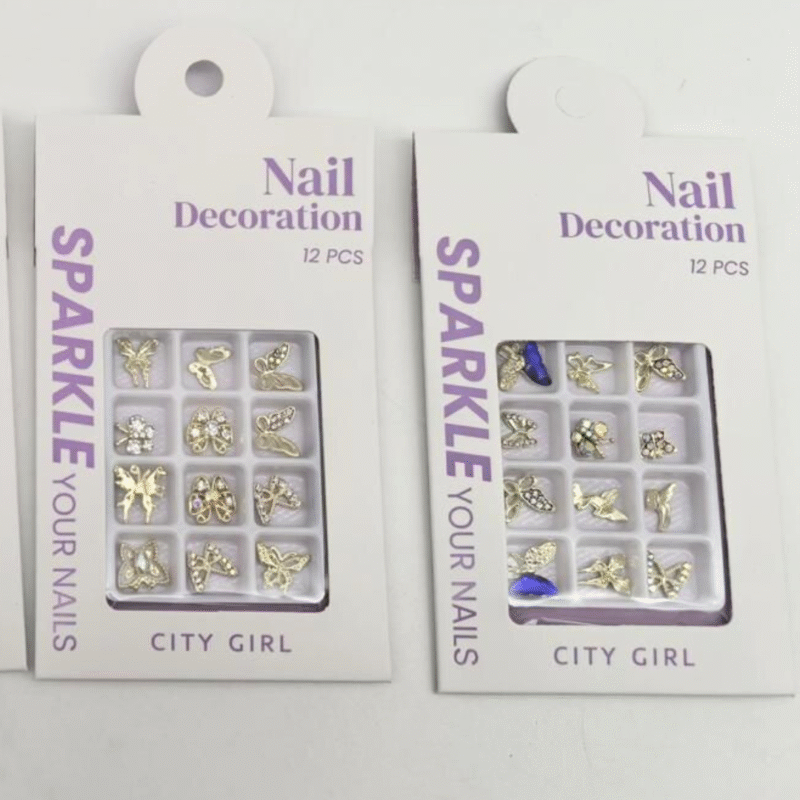 DIJES DE MARIPOSAS 12 PCS - CITY GIRL - Imagen 2