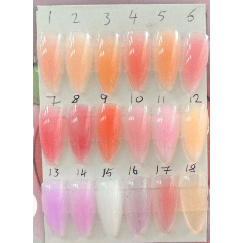 BASE RUBBER POR COLOR - CAJA DE 6 UNIDADES IGUALES - Imagen 2