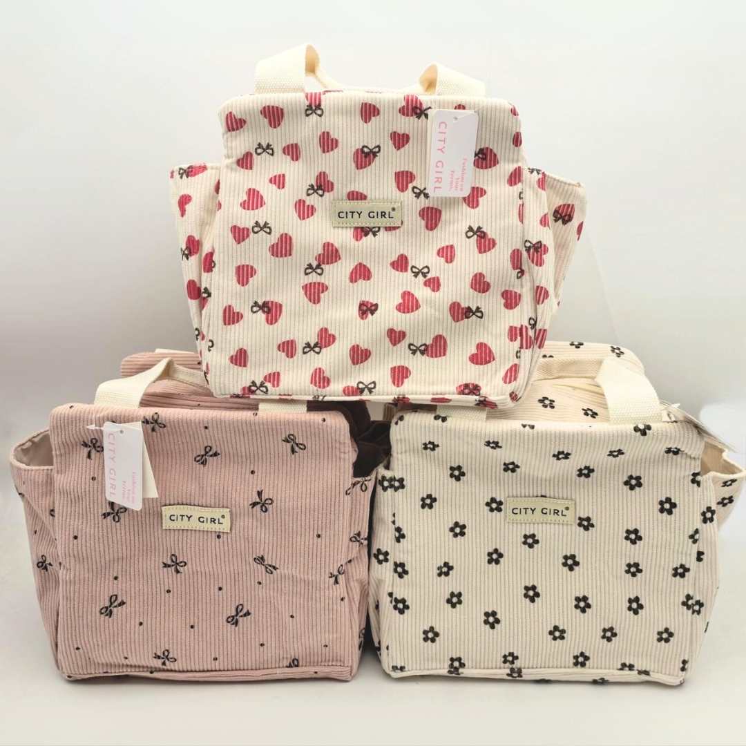 LONCHERA TÉRMICA ESTAMPADA - CITY GIRL
