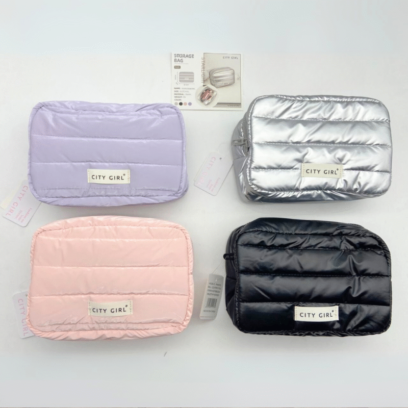 PORTA COSMÉTICOS / NECESER PUFFER - CITY GIRL