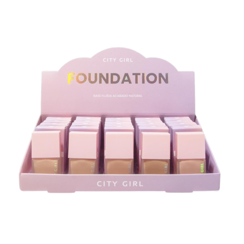 MINI BASE DE MAQUILLAJE - CAJA COMPLETA DE 25U - CITY GIRL