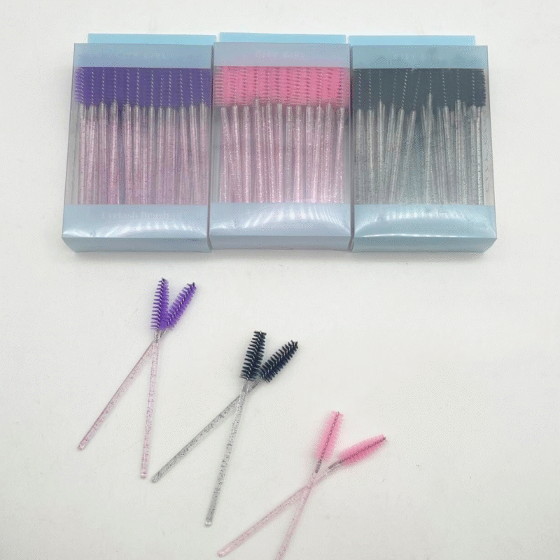 CEPILLOS PARA PESTAÑAS CON GLITTER - CITY GIRL