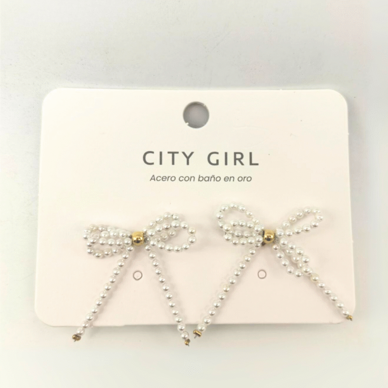 AROS MOÑOS DE PERLAS - CITY GIRL