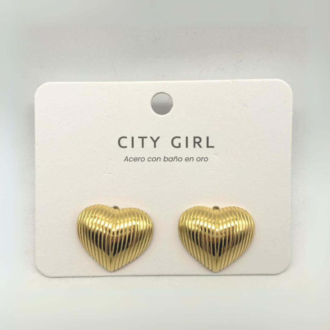 AROS CORAZÓN – CITY GIRL