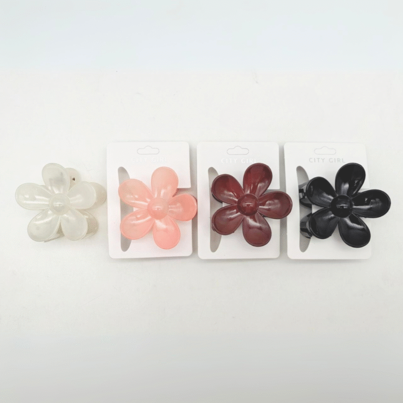 BROCHE FLOR PARA PELO – PAQUETE 12 U CITY GIRL