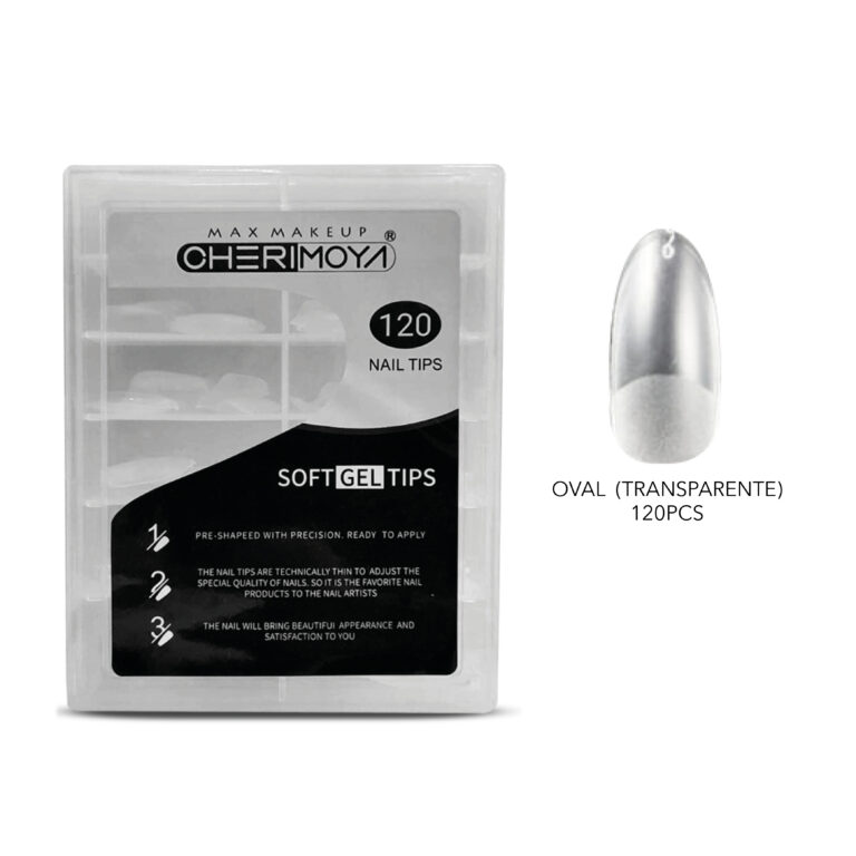 TIPS PARA SOFT GEL OVAL 120 PCS - CHERIMOYA