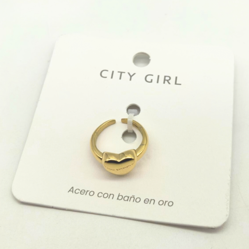ANILLO CORAZON - CITY GIRL