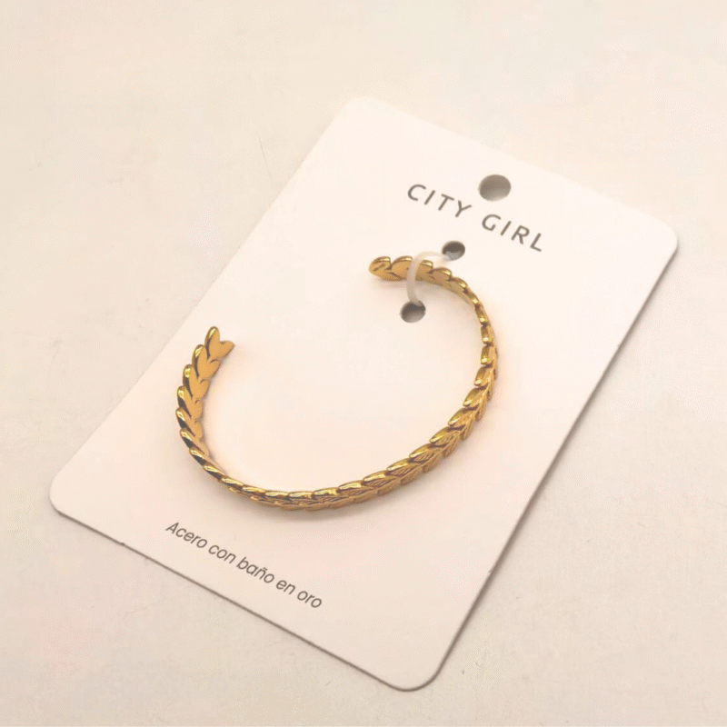 PULSERA HOJAS – CITY GIRL