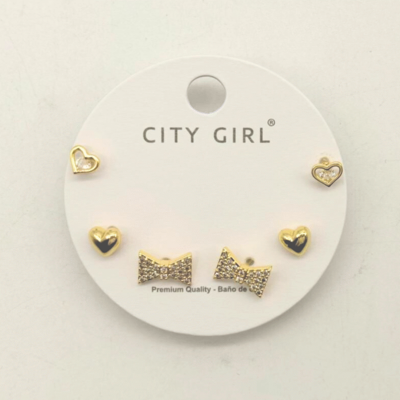 SET DE AROS - CITY GIRL