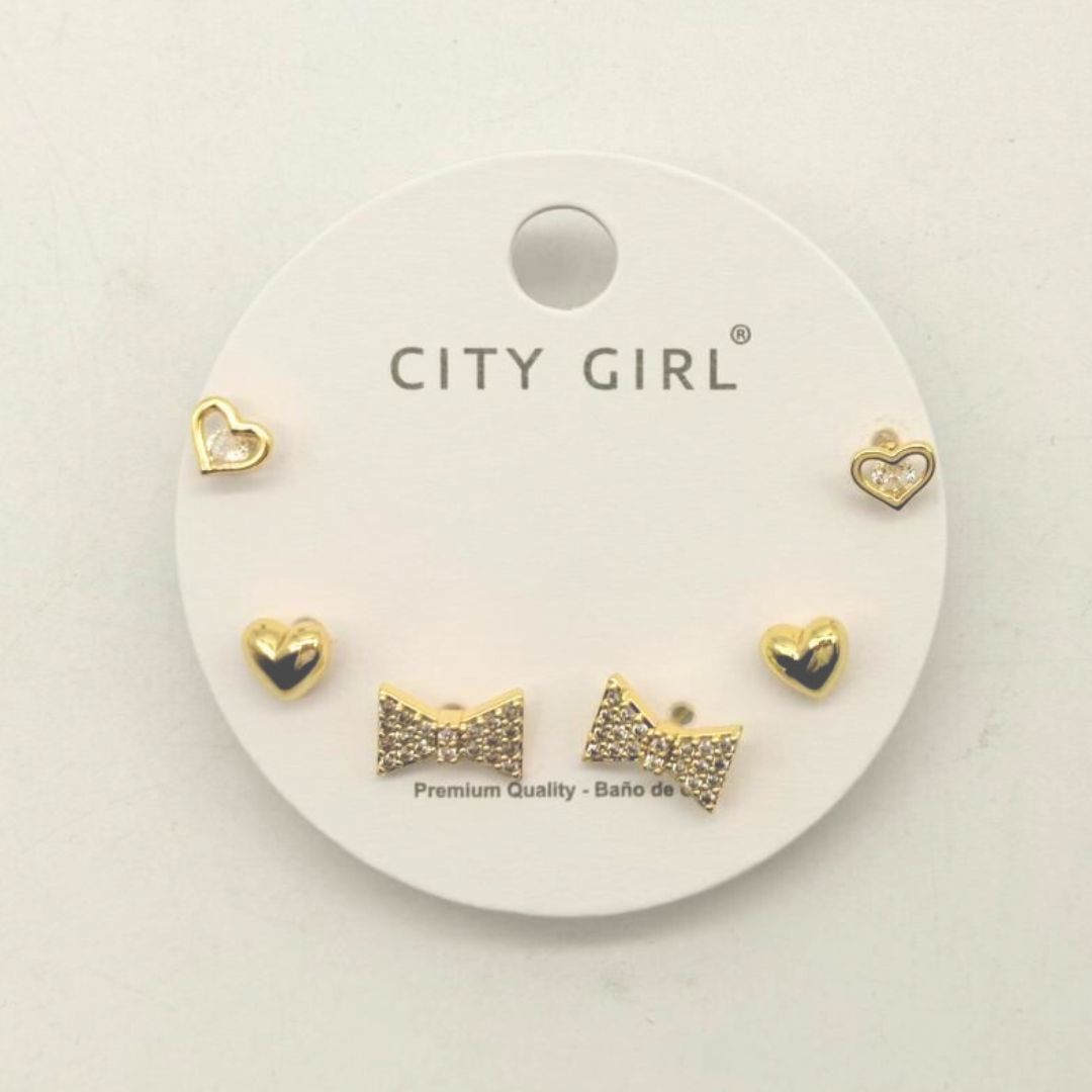 SET DE AROS - CITY GIRL