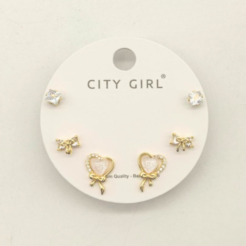 SET DE AROS - CITY GIRL