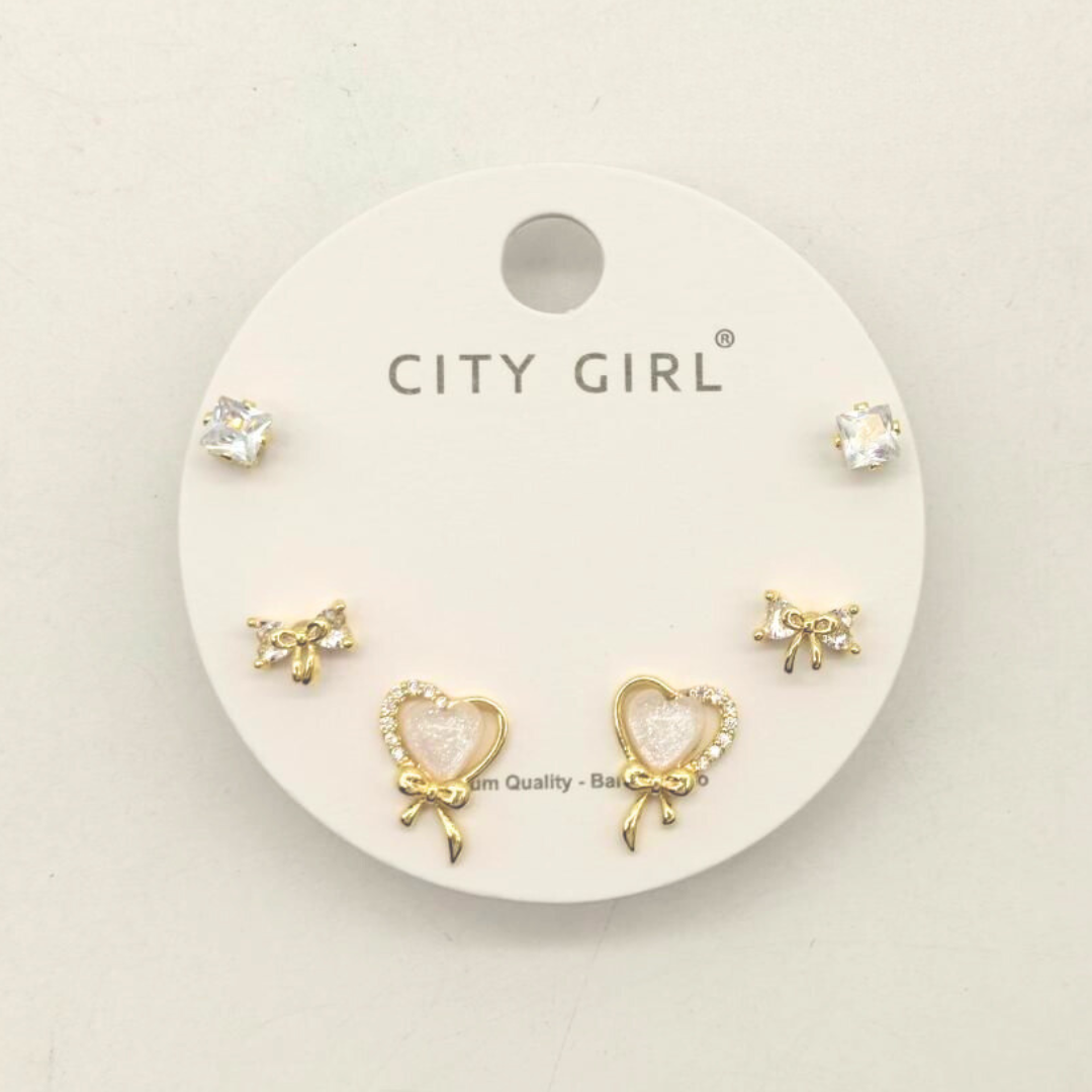 SET DE AROS - CITY GIRL