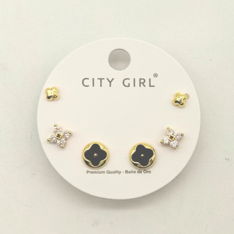 SET DE AROS - CITY GIRL