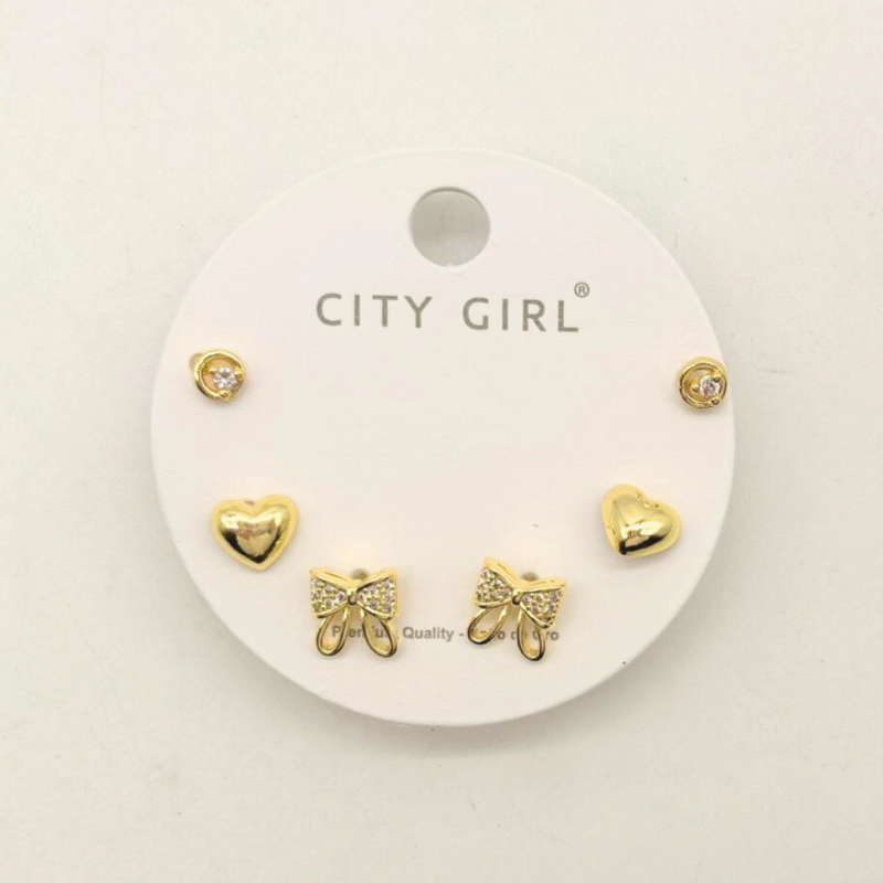 SET DE AROS - CITY GIRL