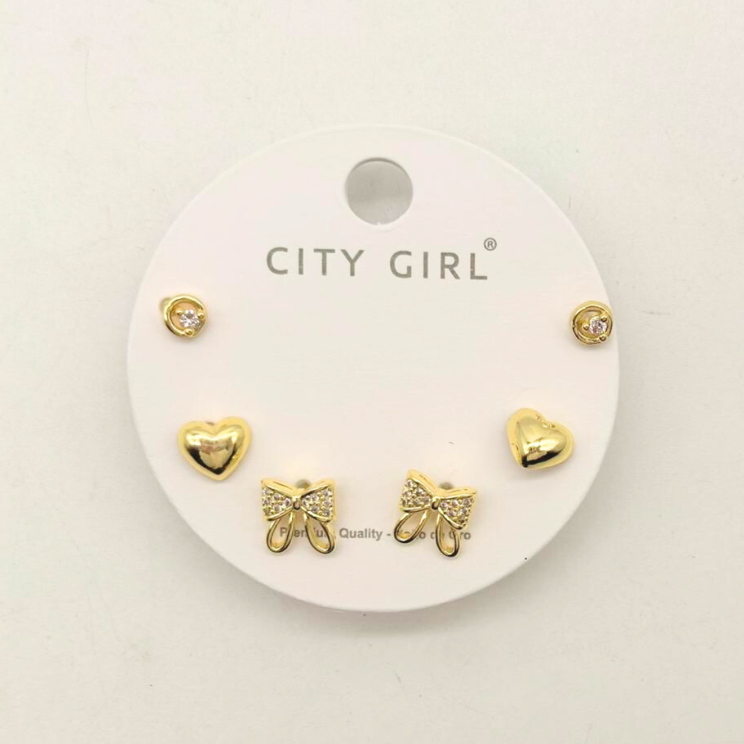 SET DE AROS - CITY GIRL