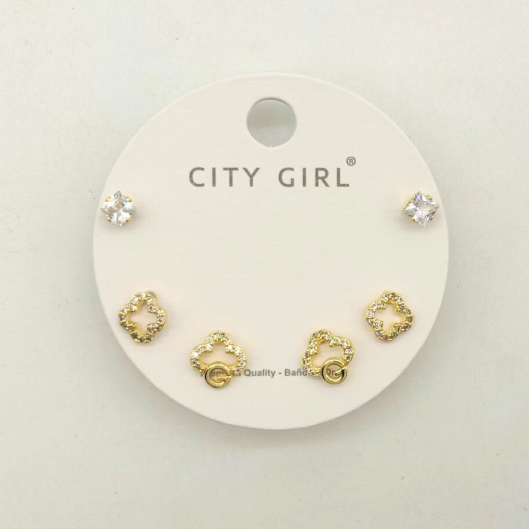 SET DE AROS - CITY GIRL