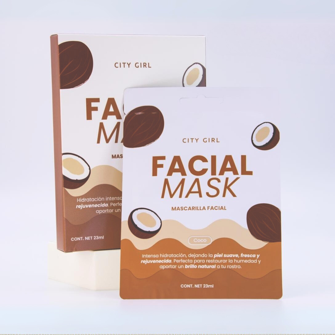 MASCARILLA FACIAL COCO - CITY GIRL