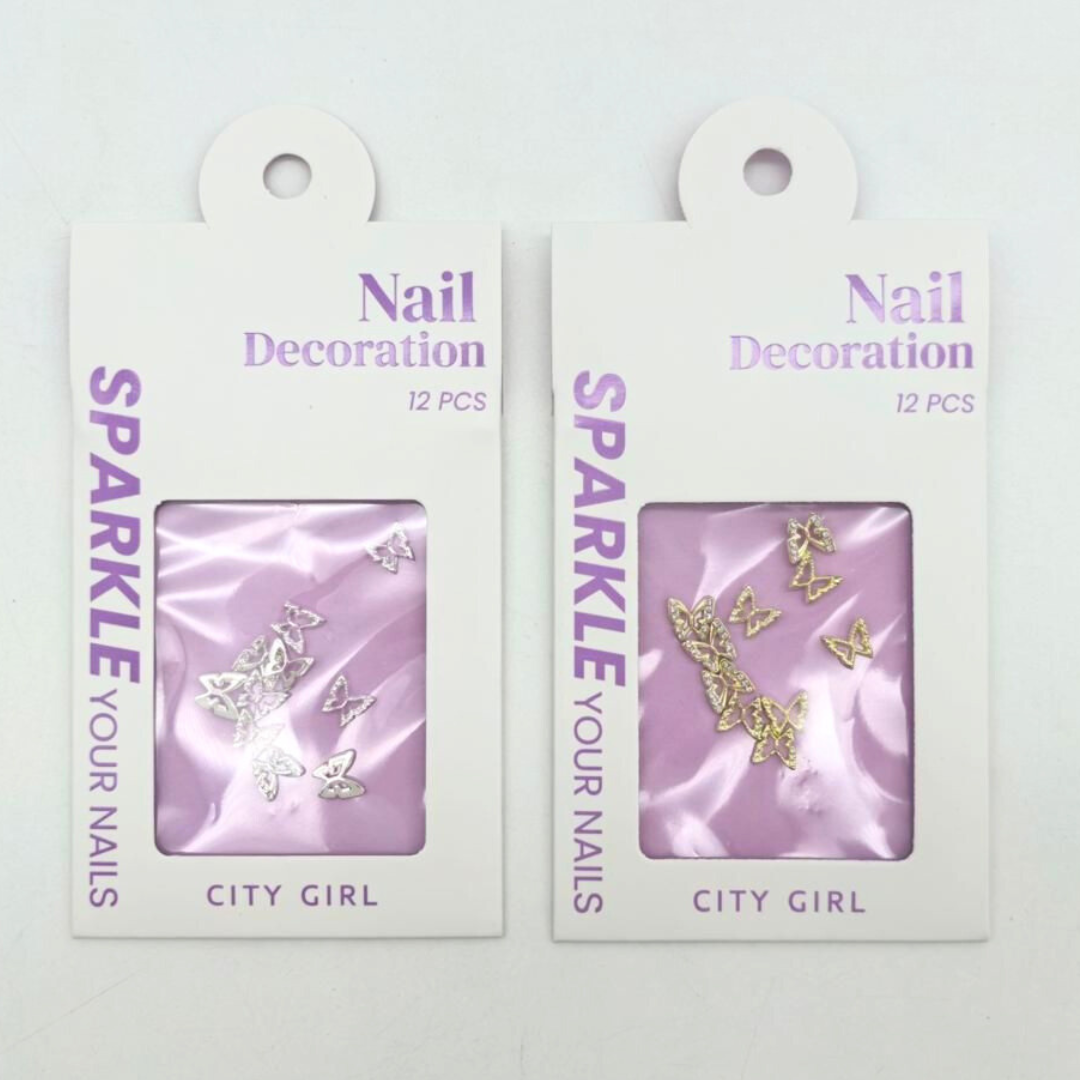 DIJES DE MARIPOSA CON Y SIN STRASS - CITY GIRL
